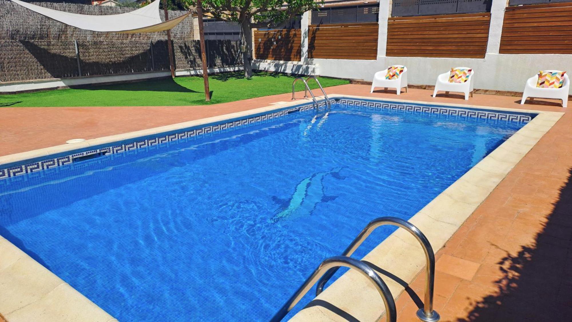 Morera Blanca Piscina, Barbacoa, Chill-Out San Mateu de Bages Exteriér fotografie